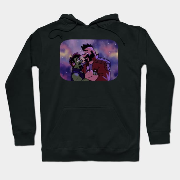 Hooked on a Feeling (AJ's Drawing Version) Hoodie by AJ & Magnus